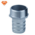 stainless steel threaded hose nipple pipe fitting